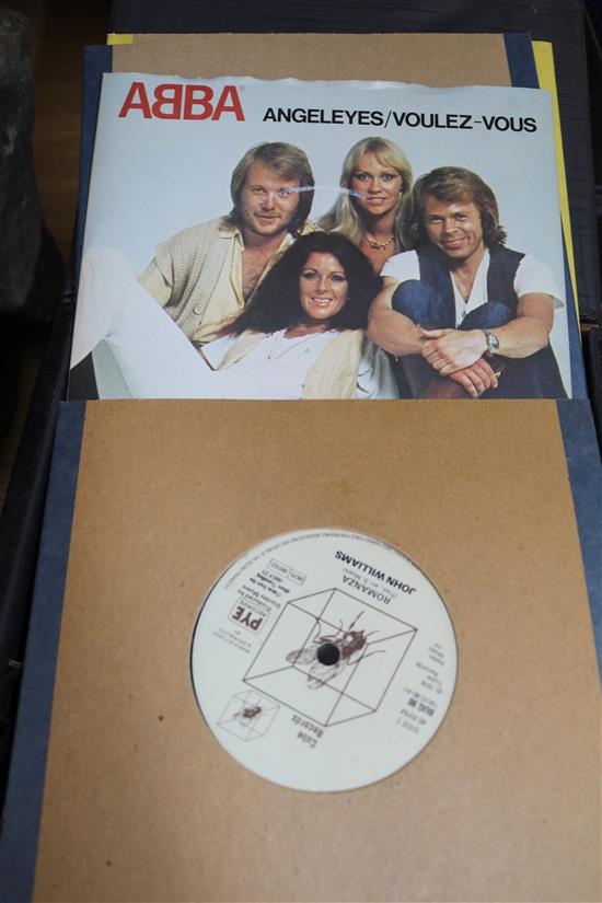 A collection of approx 300 45rpm singles